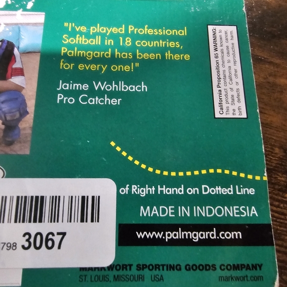 NIP- Markwort Palmgard Xtra Inner Glove, Black- Childrens size XL- Right Hand - Picture 7 of 11